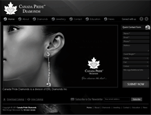 Tablet Screenshot of canadapridediamonds.com